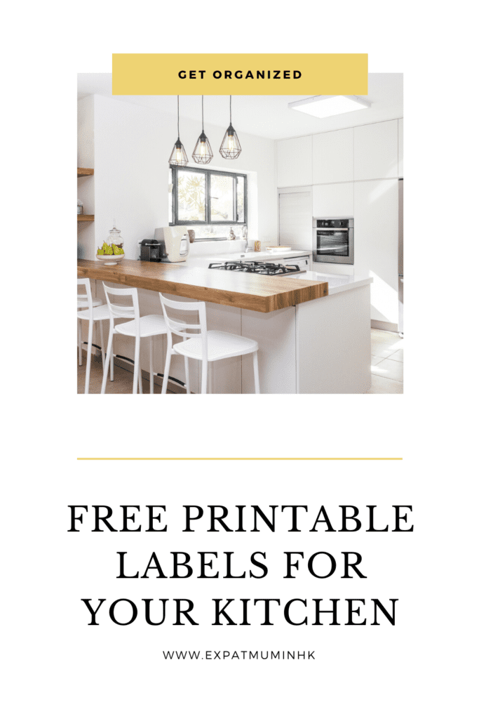 FREE PRINTABLE LABELS FOR YOUR KITCHEN