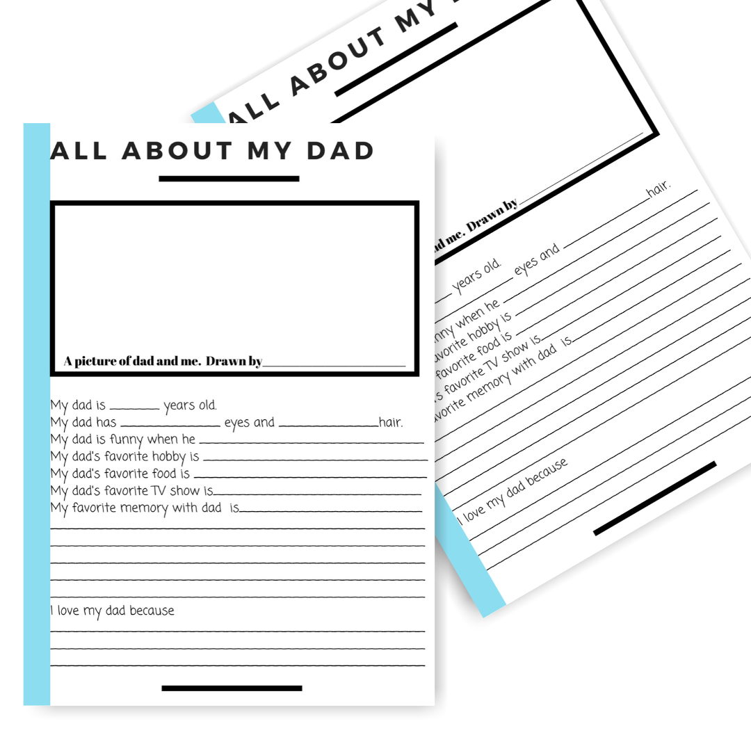 free printable fathers day questionnaire - The Expat Mum