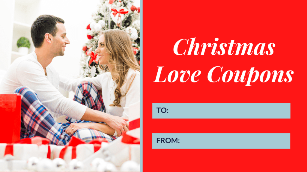 free Christmas love coupons