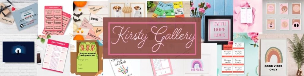 kirsty gallery etsy printables