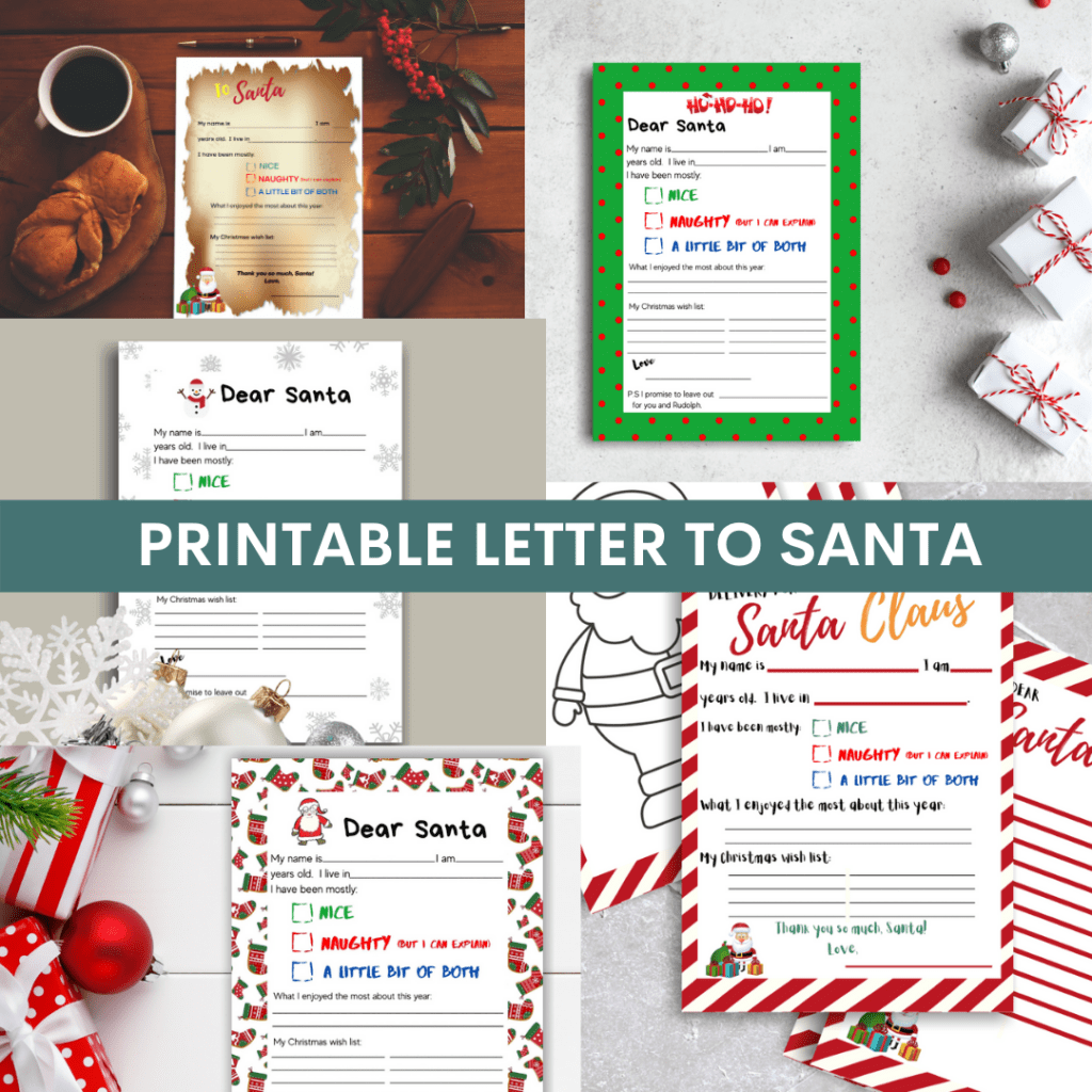 Letter to Santa Printable