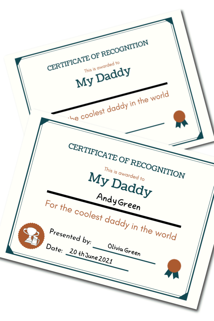 FATHER DAY PRINTABLE