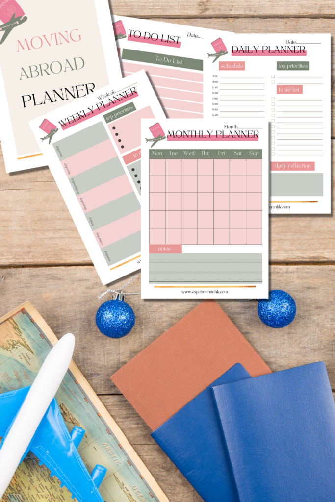 moving abroad planner and checklist