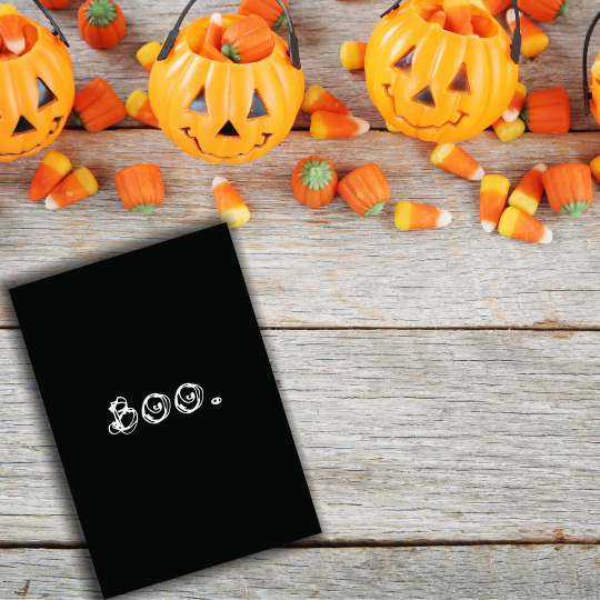 Free Spooky Halloween Boo Printable Poster