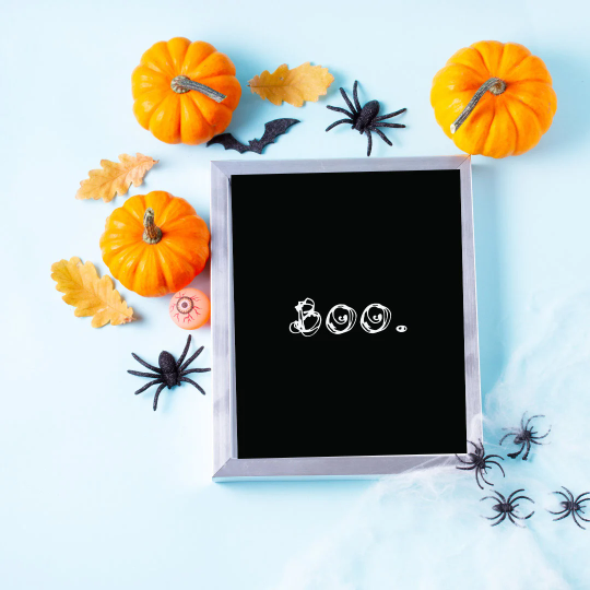 Free Spooky Halloween Boo Printable Poster