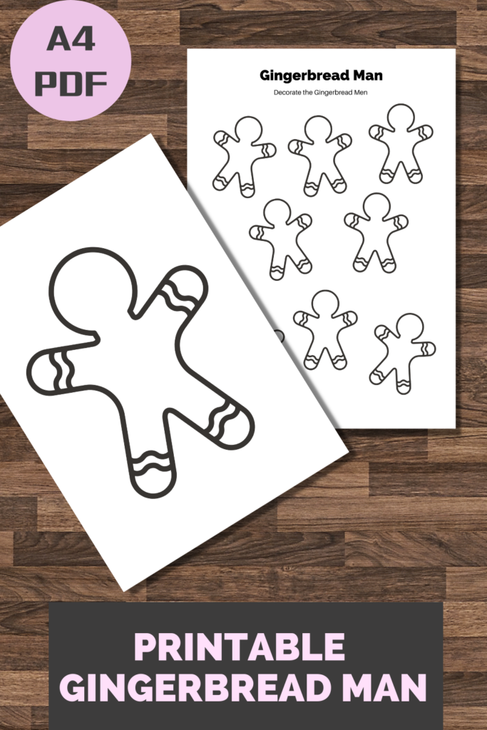 FREE PRINTABLE GINGERBREAD MAN