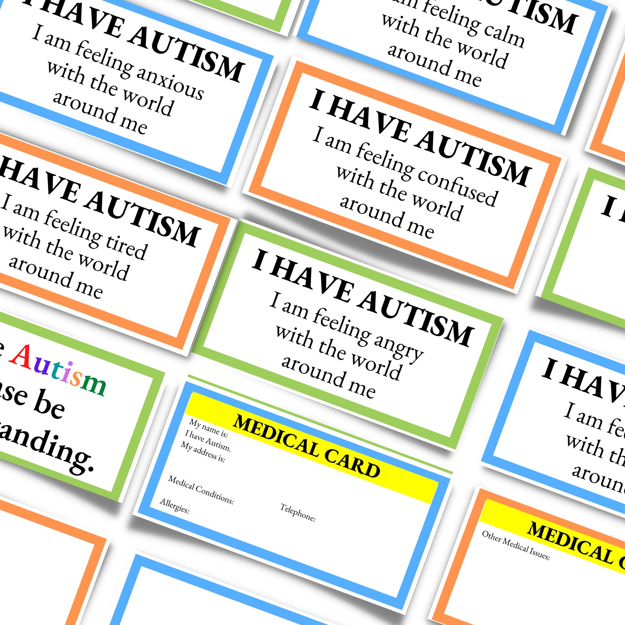 Free printable communication Cards - The Expat Mum